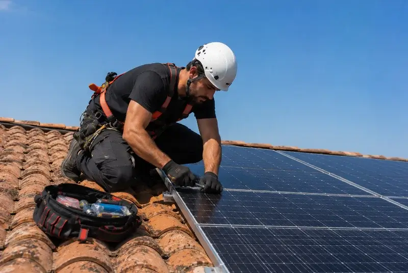 Maintenance et monitoring de panneaux solaires à Auragne
