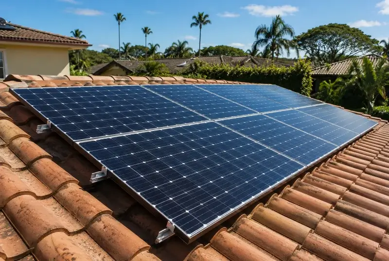 Installation de panneaux solaires à Auragne